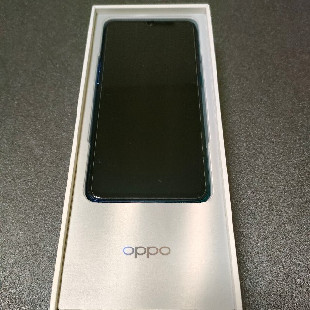 oppo Reno A sim フリー　ブルー スマホ/家電/カメラのスマートフォン/携帯電話(スマートフォン本体)の商品写真