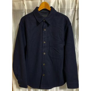 ユニクロ(UNIQLO)のユニクロ　オーバーシャツジャケット　NAVY   Lサイズ(その他)