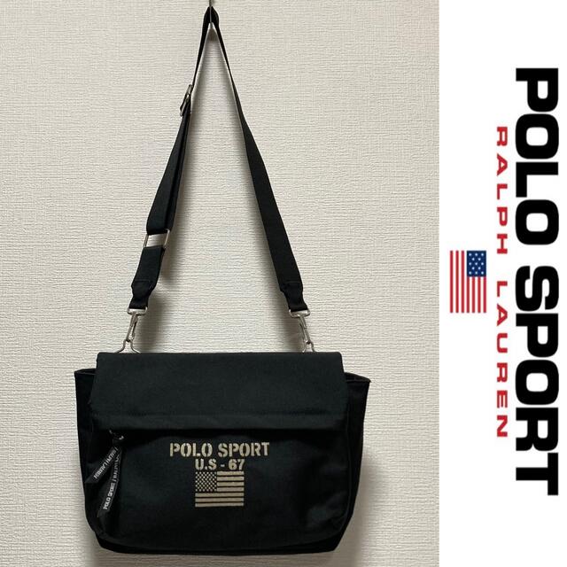 90s POLO SPORT　ショルダーバッグ　ポロスポーツ　ヴィンテージ　美品 | フリマアプリ ラクマ