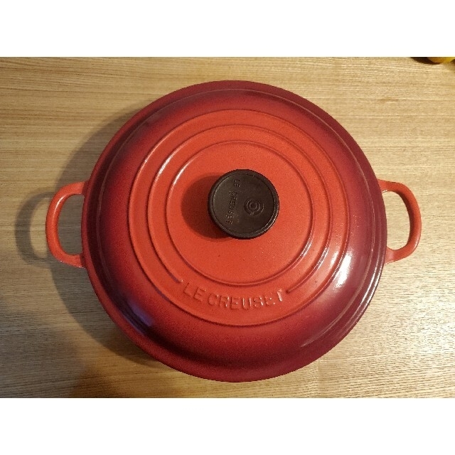 LE CREUSET - ル・クルーゼ キャセロール 26cm チェリーレッドの通販