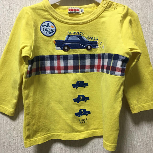 mikihouse(ミキハウス)のmikihouseミキハウス 長袖Ｔシャツ 80 キッズ/ベビー/マタニティのベビー服(~85cm)(シャツ/カットソー)の商品写真