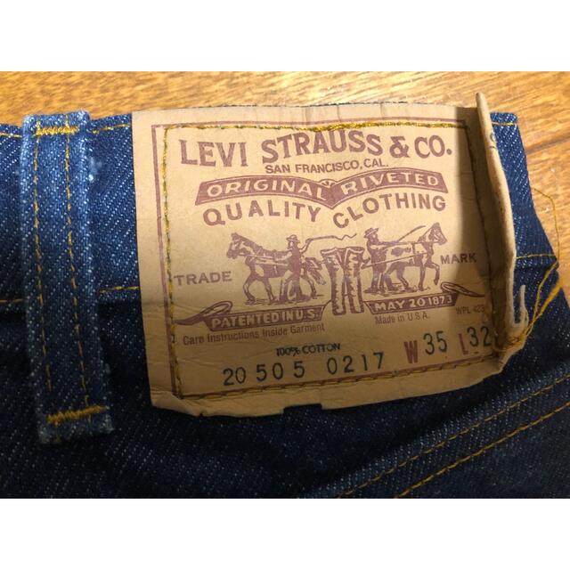 Levi's(リーバイス)のリーバイス 20505-0217 アメリカ製 オレンジタブ  メンズのパンツ(デニム/ジーンズ)の商品写真