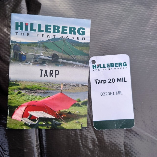 Hilleberg tarp20mil ヒルバーグタープ20ミル - アウトドア Hilleberg tarp20mil ヒルバーグタープ20ミル - アウトドア