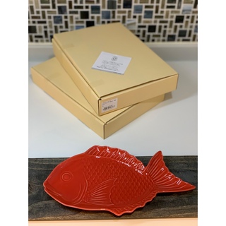 ザラホーム(ZARA HOME)の完売◾️BARBAR　縁起物　祝い鯛　中皿　紅白セット　2枚(食器)