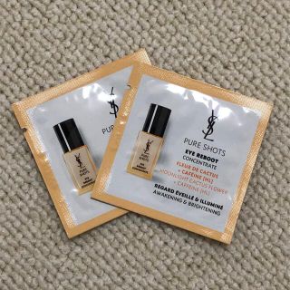 イヴサンローランボーテ(Yves Saint Laurent Beaute)のイヴ・サンローラン ピュアショット アイセラム 1mL(サンプル/トライアルキット)