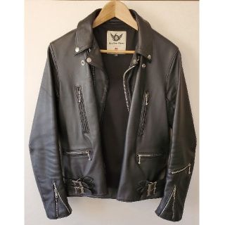 シックスシックスシックス(666)の666 レザー ライダース ジャケット　size34　本革(ライダースジャケット)