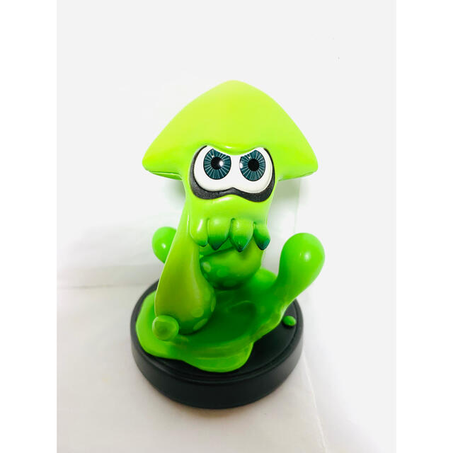 任天堂(ニンテンドウ)のイカグリーン amiibo アミーボ スプラトゥーン Switch スイッチ エンタメ/ホビーのフィギュア(ゲームキャラクター)の商品写真