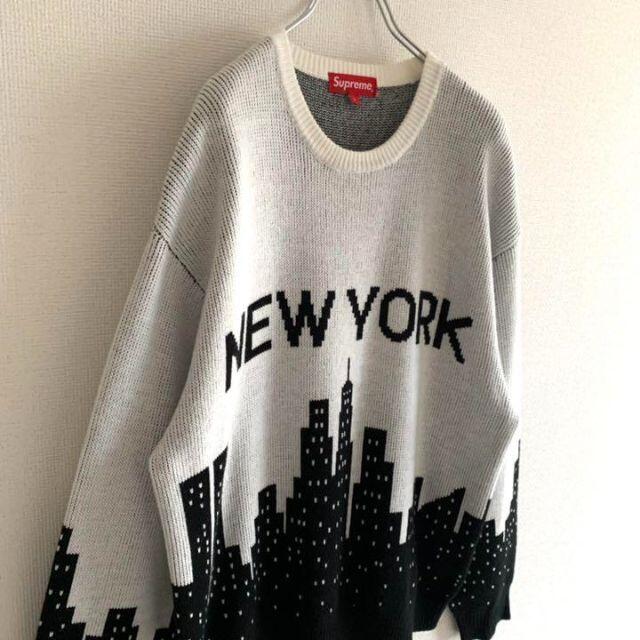 【美品】シュプリーム　セーター　ニューヨーク Supreme