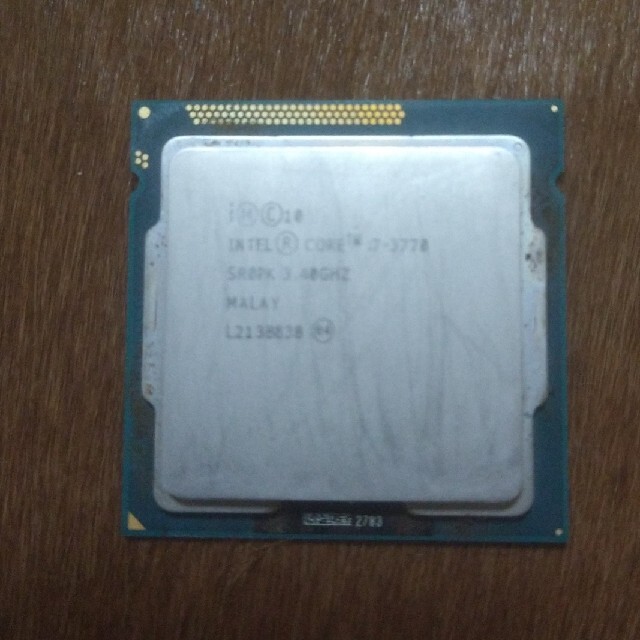 PC/タブレットintel core i7 3770 3．40GHZ