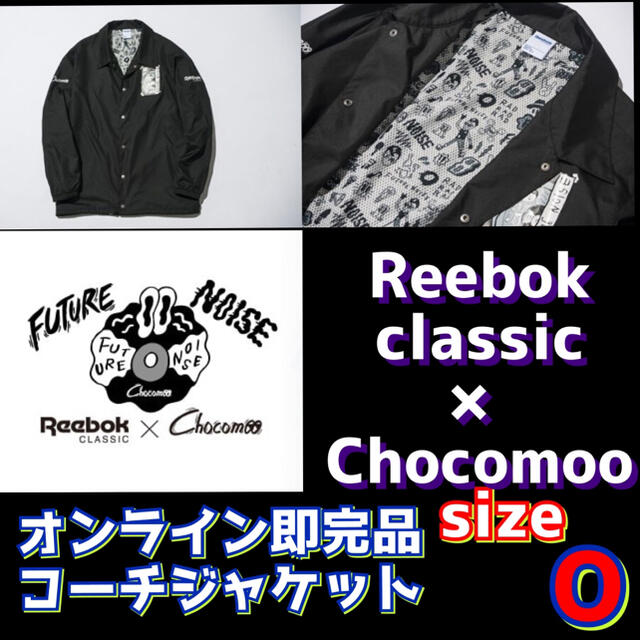 Reebok × Chocomoo コーチジャケット Oサイズ