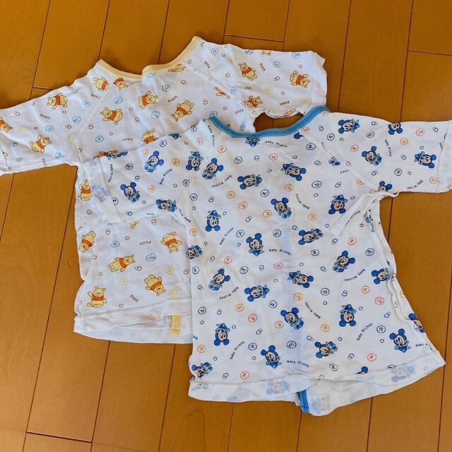 Disney(ディズニー)の★BABY Disney★新生児☆肌着☆2枚☆ キッズ/ベビー/マタニティのベビー服(~85cm)(肌着/下着)の商品写真