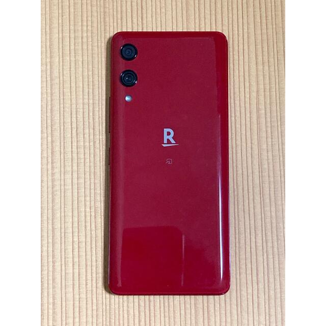 Rakuten(ラクテン)の楽天モバイル Rakuten hand P710 レッド スマホ/家電/カメラのスマートフォン/携帯電話(スマートフォン本体)の商品写真