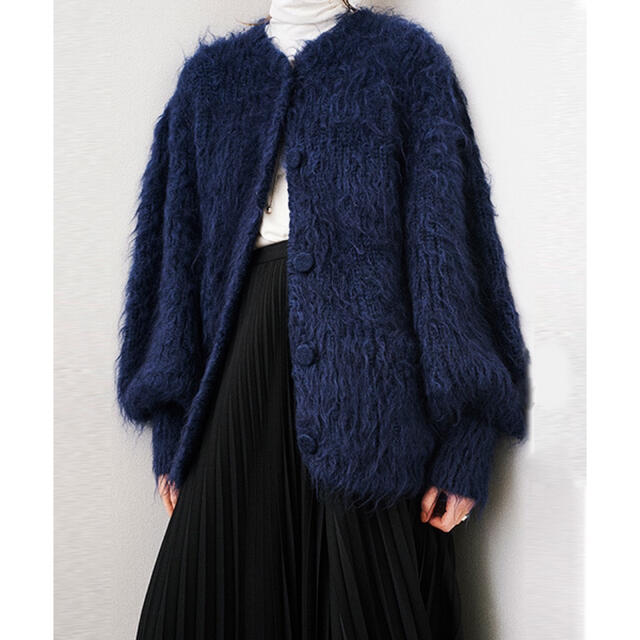 CLANE SHAGGY CARDIGAN NAVY サイズ1