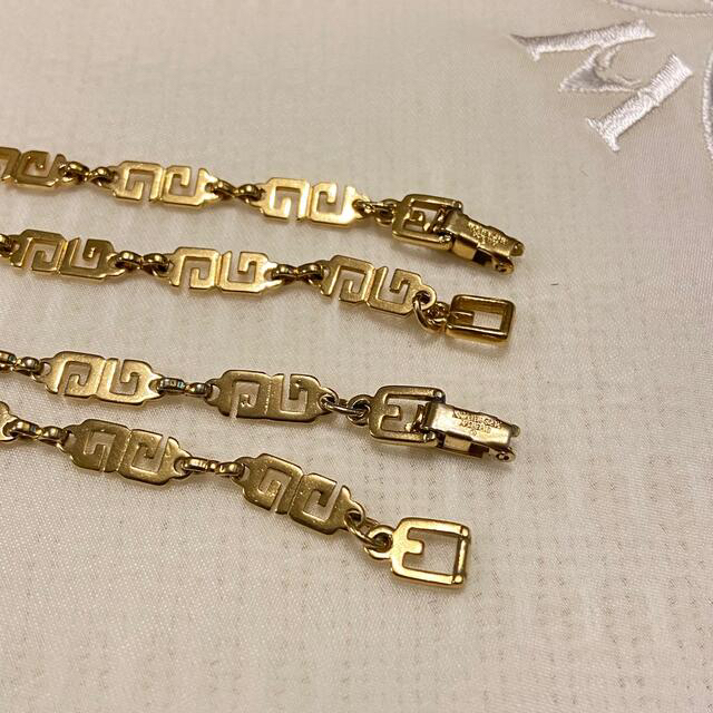 圧倒的存在感】80s GIVENCHY ブレスレット ゴールド ヴィンテージ 直営