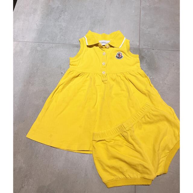 MONCLER(モンクレール)のモンクレールお値下げしました キッズ/ベビー/マタニティのベビー服(~85cm)(ワンピース)の商品写真