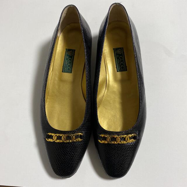 Gucci(グッチ)の正規品美品　GUCCI グッチ　フラットパンプス レディースの靴/シューズ(ハイヒール/パンプス)の商品写真