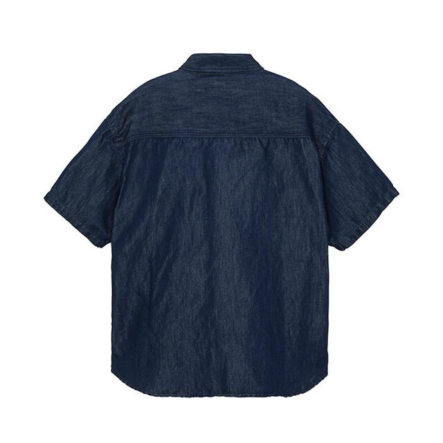 C.E CAVEMPTシーイー 2021SS DENIM SHORT SLEEVE SHIRTワイドデニムシャツ【MSHA68696】