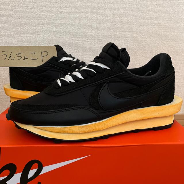 ヒトカゲ様 Sacai × Nike LD Waffle Black Nylon