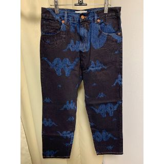 新品❗️PAURA×KAPPA ビッグロゴ デニムパンツ 31inchの通販 by メル下