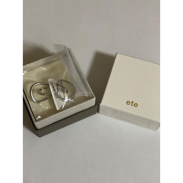 新品 ete ワンストロークプラチナカラーピアス | www.innoveering.net