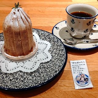 ガールズ&パンツァー　ガルパン　SAZA COFFEE 非売品　缶バッジ(キャラクターグッズ)