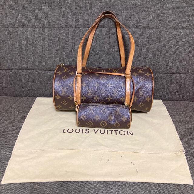 ビトンLOUIS VUITTON パピヨン30 M51385 モノグラム ポーチ付