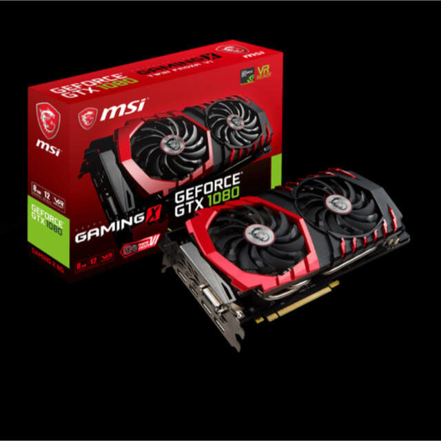 GTX1080 MSI 箱、付属品無し