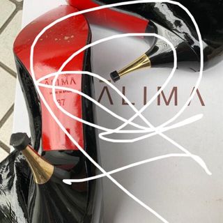 アリマ(ALIMA)の✳️終了しました。　ブーツ　37 黒エナメル　made in spain(ブーツ)