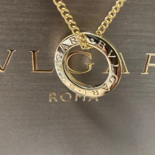 ブルガリ(BVLGARI)のブルガリ　ボリュームキーリングチャーム　ネックレスチェーン付き超美品(ネックレス)