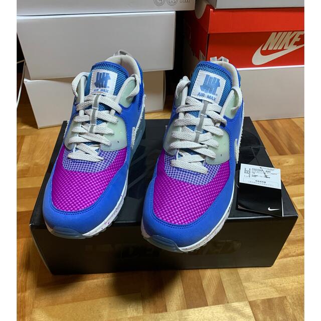 UNDEFEATED(アンディフィーテッド)のUNDEFEATED NIKE AIR MAX 90 "BLUE/PURPLE" メンズの靴/シューズ(スニーカー)の商品写真