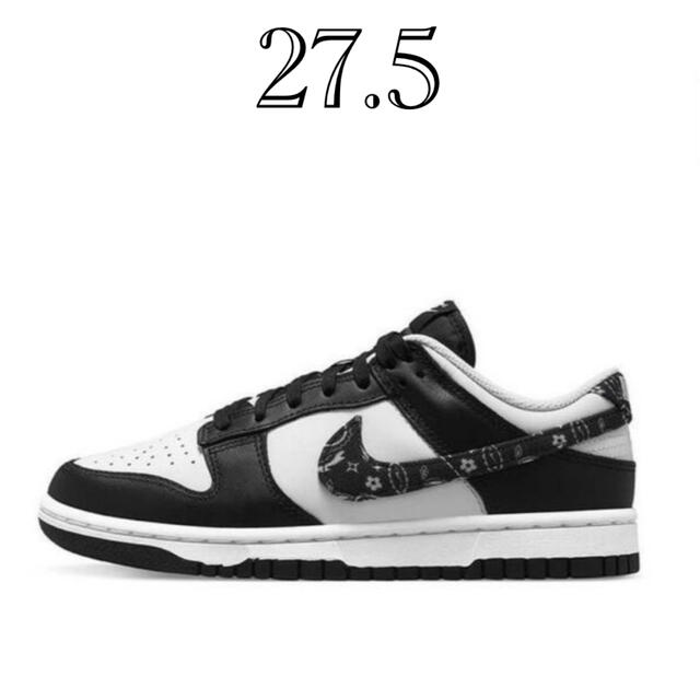 Nike WMNS Dunk Low ペイズリー パックBlack/White