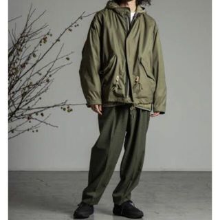 マーカ　MILITARY JACKET COTTON NYLON OXFORD