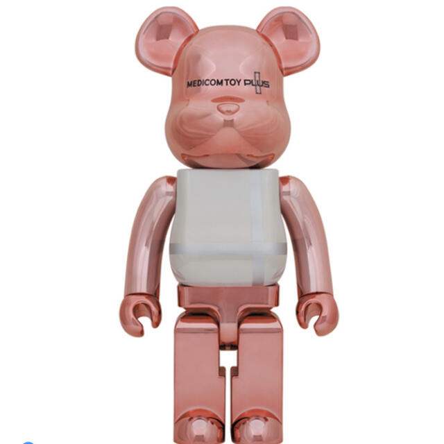 MEDICOM TOY(メディコムトイ)のBE@RBRICK PINK GOLD CHROME Ver. 1000％ エンタメ/ホビーのおもちゃ/ぬいぐるみ(キャラクターグッズ)の商品写真