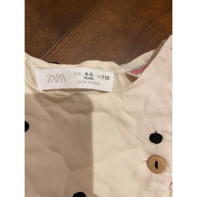 ZARA KIDS(ザラキッズ)のザラ　ザラベビー　zara ザラキッズ　ドット　ワンピース　チュニック キッズ/ベビー/マタニティのキッズ服女の子用(90cm~)(ワンピース)の商品写真