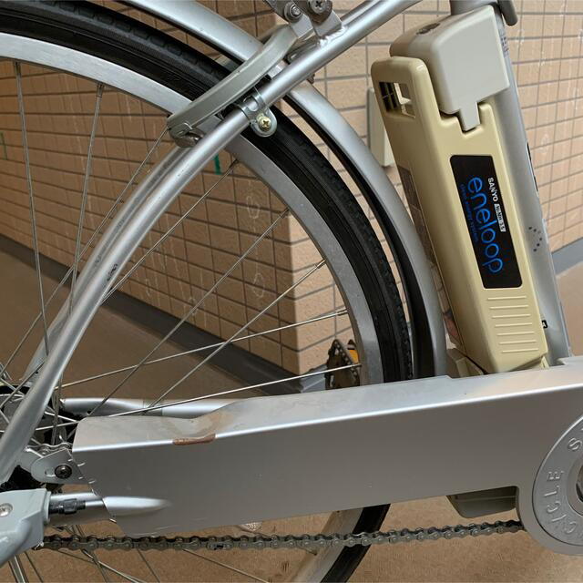 SANYO(サンヨー)の【手渡し限定】電動ハイブリッド自転車エネループアシスト自転車CY-SPF226 スポーツ/アウトドアの自転車(自転車本体)の商品写真