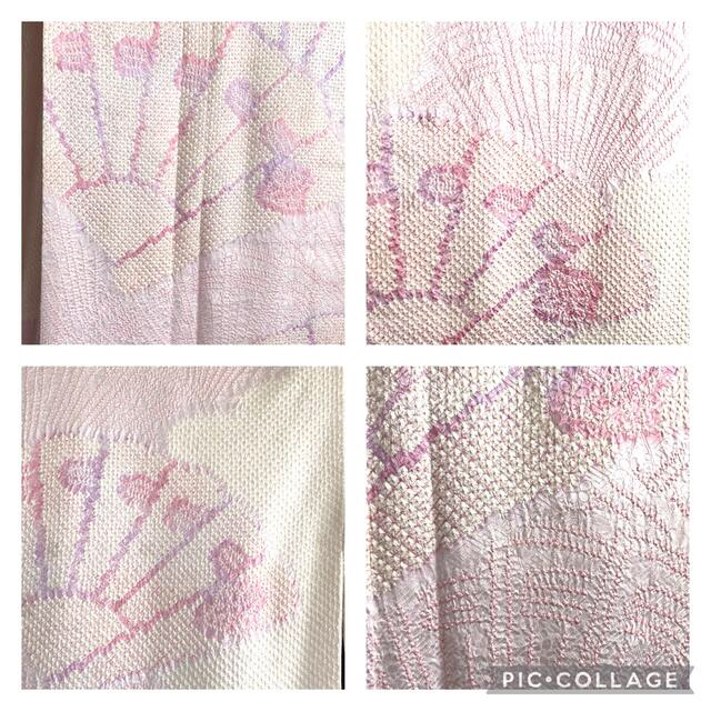 振袖　総絞り　パステルカラー　ピンク系　正絹 レディースの水着/浴衣(振袖)の商品写真