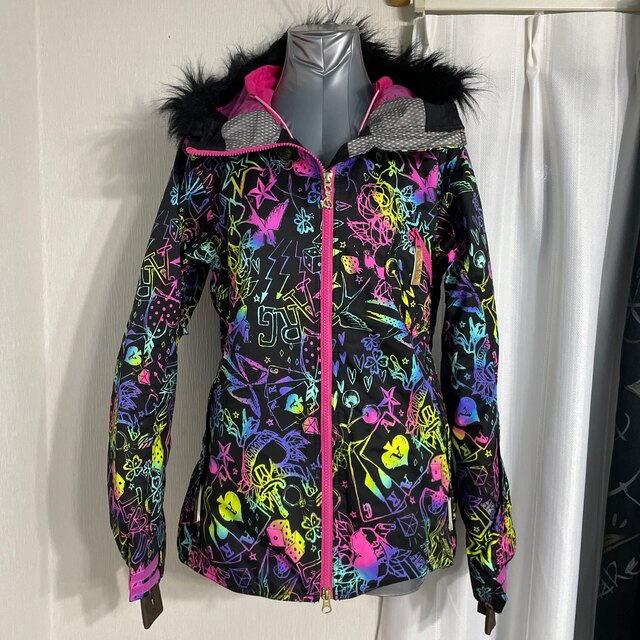 NORTH FACE レディース ピンク パンツM スノーボード クリーニング済