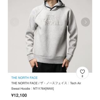 ザノースフェイス(THE NORTH FACE)の本日削除　Tech Air Sweat Hoodie NT11764(トレーナー/スウェット)