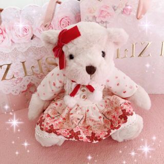 リズリサ(LIZ LISA)の☆リズリサLIZLISA☆ノベルティ☆ワンピース着用☆ふわふわテディベア☆(ぬいぐるみ)