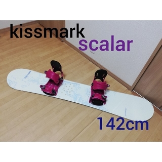 キスマーク(kissmark)のkissmark ✕ scalar スノーボード 2点セット 142cm(ボード)