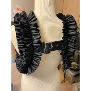 noir kei ninomiya 21AW チュールフリルハーネスベスト