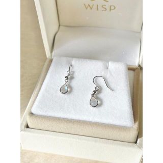 ヨンドシー(4℃)のWISP K10WG ブルームーンストーン ピアス(ピアス)