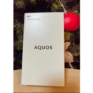 アクオス(AQUOS)の新品未開封　AQUOS SENSE4 SH-M15 ブラック　(スマートフォン本体)
