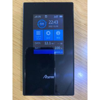 エヌイーシー(NEC)のNEC Aterm MR05LN デュアルmanoSIMモバイルルーター(中古)(その他)