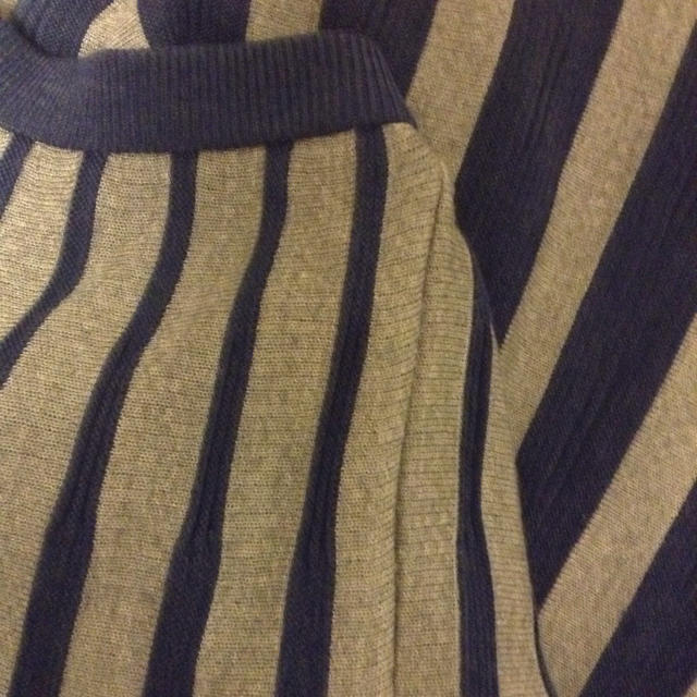 armoire caprice(アーモワールカプリス)のl'armoire de luxe☆ニットスカート☆ブルー×グレー レディースのスカート(ロングスカート)の商品写真
