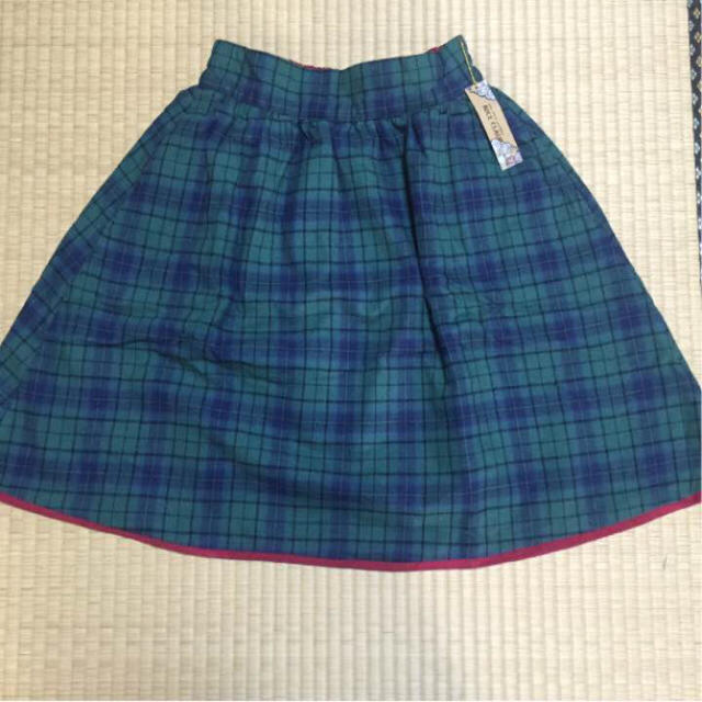 NICE CLAUP(ナイスクラップ)のNICE CLAUP リバーシブル チェック スカート レディースのスカート(ひざ丈スカート)の商品写真