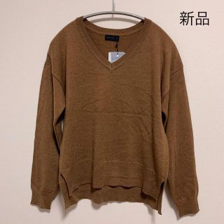 アパートバイローリーズ(apart by lowrys)の★新品タグ付き★apart by lowrys★洗えるニット★ブラウン(ニット/セーター)