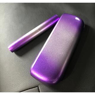 アイコスイルマ iQOS カスタム 塗装 紫 シルバー(タバコグッズ)