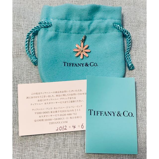 Tiffany ティファニー　ピンク　フラワーチャーム