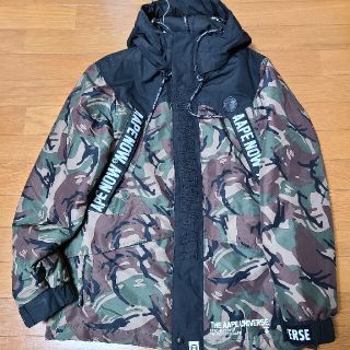 ー品販売 A APEカラーカモダウンジャケット BATHING ダウンジャケット